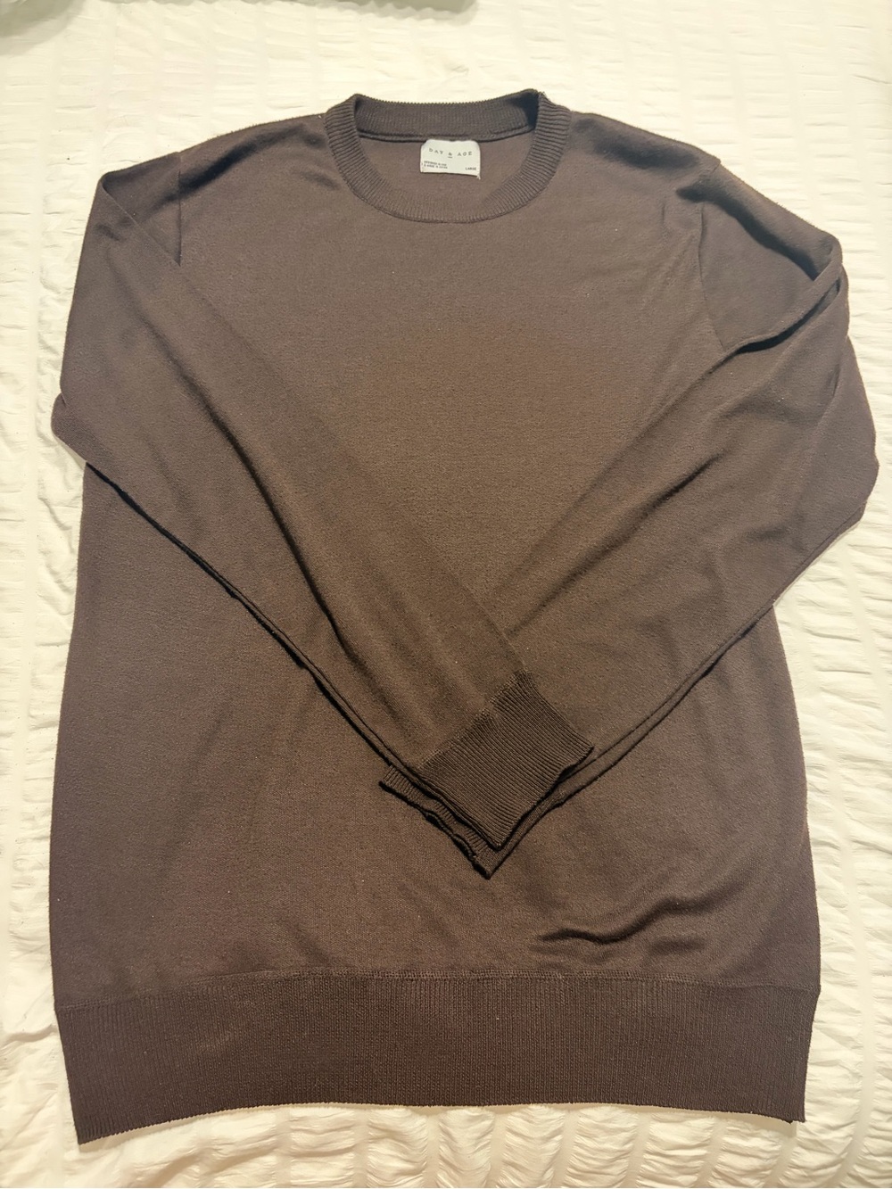 Men's Brown Crewneck Sweater